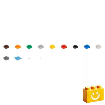   Q-BRiCKS | Építőgépes készségfejlesztő mozaik építőjáték készlet