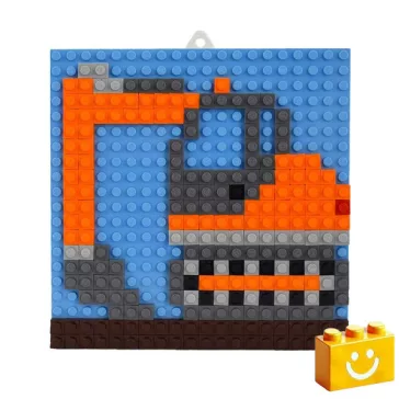   Q-BRiCKS | Építőgépes készségfejlesztő mozaik építőjáték készlet