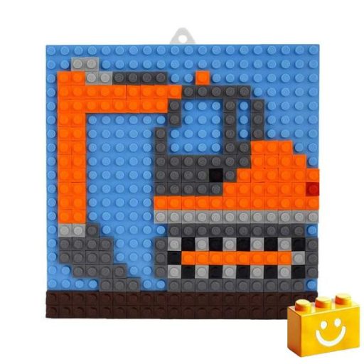 Q-BRiCKS | Építőgépes készségfejlesztő mozaik építőjáték készlet