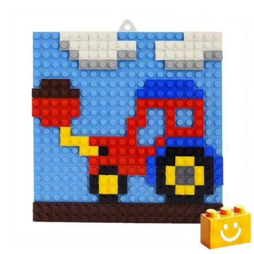 Q-BRiCKS | Építőgépes készségfejlesztő mozaik építőjáték készlet