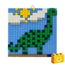 Q-BRiCKS | Dinoszauruszos készségfejlesztő mozaik építőjáték készlet