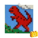 Q-BRiCKS | Dinoszauruszos készségfejlesztő mozaik építőjáték készlet