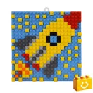 Q-BRiCKS | Légi járműves készségfejlesztő mozaik építőjáték készlet