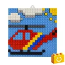 Q-BRiCKS | Légi járműves készségfejlesztő mozaik építőjáték készlet