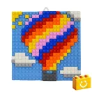 Q-BRiCKS | Légi járműves készségfejlesztő mozaik építőjáték készlet