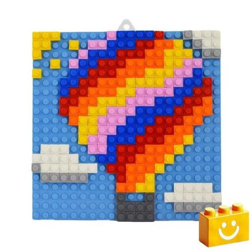 Q-BRiCKS | Légi járműves készségfejlesztő mozaik építőjáték készlet