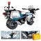 QMAN 11016 - Rendőrmotor építőjáték - 100% kompatibilis minden más kedvelt márkával