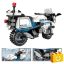 QMAN 11016 - Rendőrmotor építőjáték - 100% kompatibilis minden más kedvelt márkával