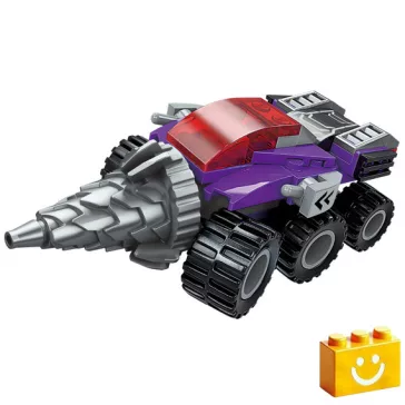   QMAN 1412 - 6 az 1-ben Árész a szuper robot építőjáték - 100% kompatibilis minden más kedvelt márkával
