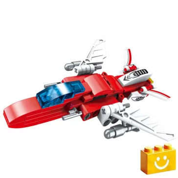   QMAN 1412 - 6 az 1-ben Árész a szuper robot építőjáték - 100% kompatibilis minden más kedvelt márkával
