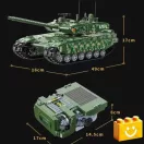 QMAN 23014 - 99A harckocsi - 100% technic-kompatibilis építőjáték QMAN 23014 - 99A harckocsi - 100% technic-kompatibilis építőjáték