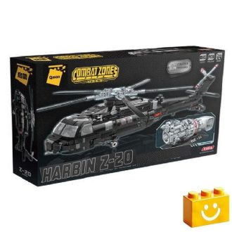  QMAN 23016 - Harbin Z-20 többcélú helikopter - 100% technic-kompatibilis építőjáték