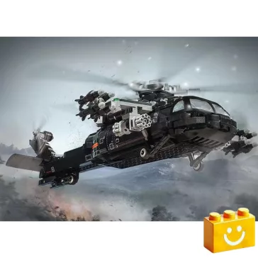  QMAN 23016 - Harbin Z-20 többcélú helikopter - 100% technic-kompatibilis építőjáték
