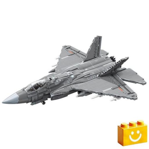 QMAN 23017 - Shenyang J-35 lopakodó hordozó alapú vadászgép - 100% technic-kompatibilis építőjáték