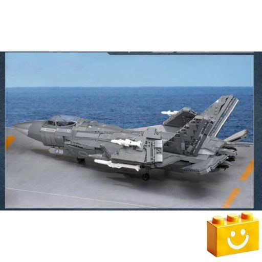 QMAN 23017 - Shenyang J-35 lopakodó hordozó alapú vadászgép - 100% technic-kompatibilis építőjáték