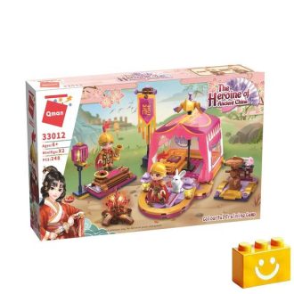   QMAN 33012 - Mulan, az ismert kínai harcos hősnő edzőtábora építőjáték - 100% kompatibilis minden más kedvelt márkával