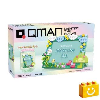   QMAN 36011-1 - Esős Nap képkeret építőjáték - 100% kompatibilis minden más kedvelt márkával