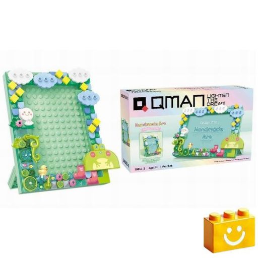 QMAN 36011-1 - Esős Nap képkeret építőjáték - 100% kompatibilis minden más kedvelt márkával