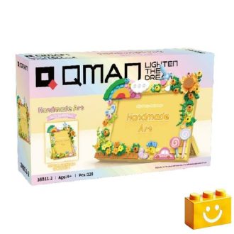   QMAN 36011-2 - Szivárvány Képkeret építőjáték - 100% kompatibilis minden más kedvelt márkával