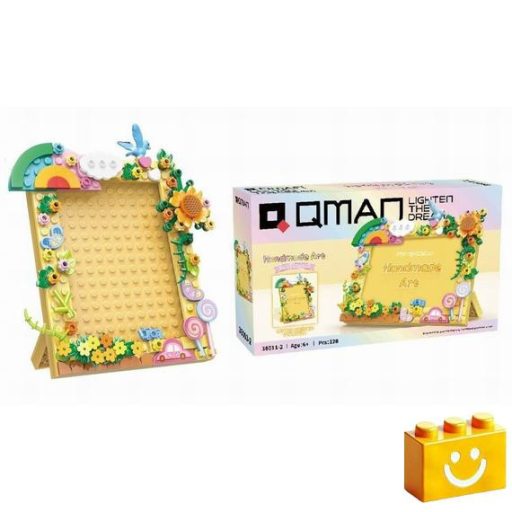 QMAN 36011-2 - Szivárvány Képkeret építőjáték - 100% kompatibilis minden más kedvelt márkával