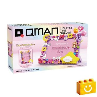   QMAN 36011-3 - Hold és csillagok képkeret építőjáték - 100% kompatibilis minden más kedvelt márkával