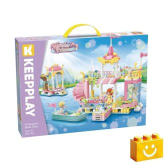   QMAN 36013 Keepplay - Hercegnői hajókirándulás építőjáték - 100% kompatibilis minden más kedvelt márkával
