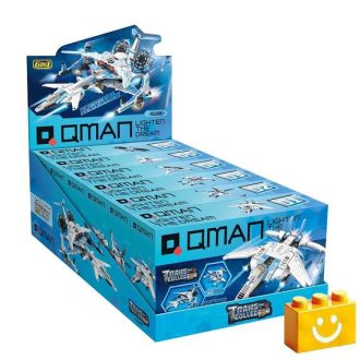   QMAN 41106 - 6 az 1-ben A galaxis harcosa építőjáték - 100% kompatibilis minden más kedvelt márkával