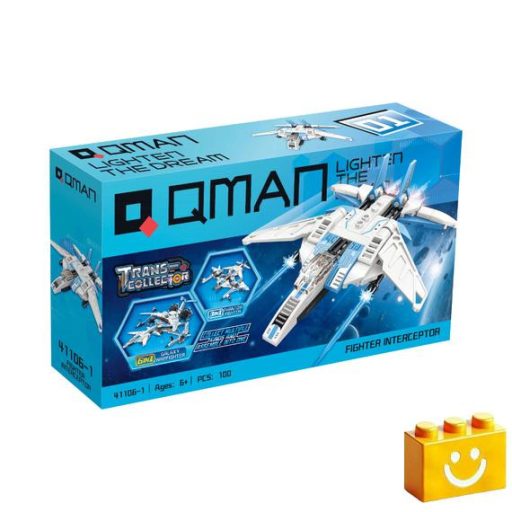 QMAN 41106 - 6 az 1-ben A galaxis harcosa építőjáték - 100% kompatibilis minden más kedvelt márkával