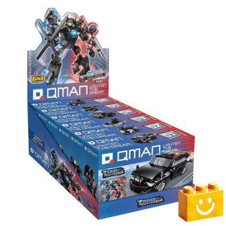   QMAN 41107 - 6 az 1-ben SWAT Mecha harci robot építőjáték - 100% kompatibilis minden más kedvelt márkával