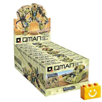   QMAN 41108 - 6 az 1-ben Tűz hadúr építőjáték - 100% kompatibilis minden más kedvelt márkával