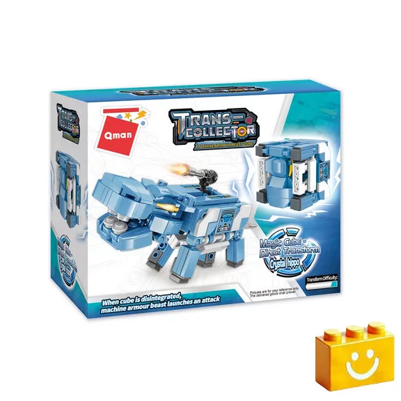 QMAN 41205 - Csodakocka - Hippo Víziló építőjáték - 100% kompatibilis minden más kedvelt márkával QMAN 41205 - Csodakocka - Hippo Víziló építőjáték - 100% kompatibilis minden más kedvelt márkával