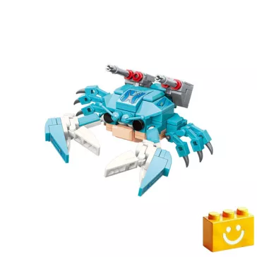   QMAN 41208 - Csodakocka - Óriás-karmos Rák építőjáték - 100% kompatibilis minden más kedvelt márkával