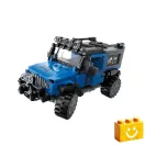QMAN 4803 - 3-az-1-ben Dinoszaurusz, pick-up, sivatagi SUV építőjáték - 100% kompatibilis minden más kedvelt márkával