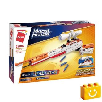   QMAN 52002 - Mauser 98k játék-ismétlőpuska - 100% technic-kompatibilis építőjáték