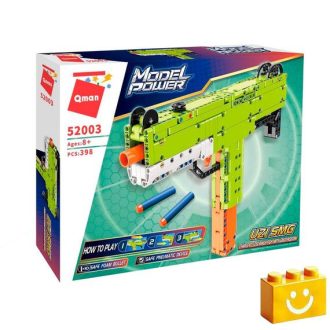   QMAN 52003 - UZI Játék géppisztoly - 100% technic-kompatibilis építőjáték