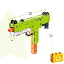 QMAN 52003 - UZI Játék géppisztoly - 100% technic-kompatibilis építőjáték QMAN 52003 - UZI Játék géppisztoly - 100% technic-kompatibilis építőjáték