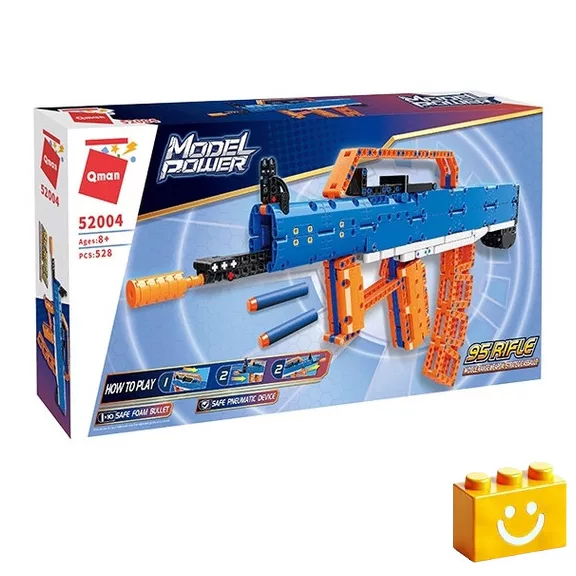 QMAN 52004 - Type-95 gépkarabély játékpuska - 100% technic-kompatibilis építőjáték QMAN 52004 - Type-95 gépkarabély játékpuska - 100% technic-kompatibilis építőjáték