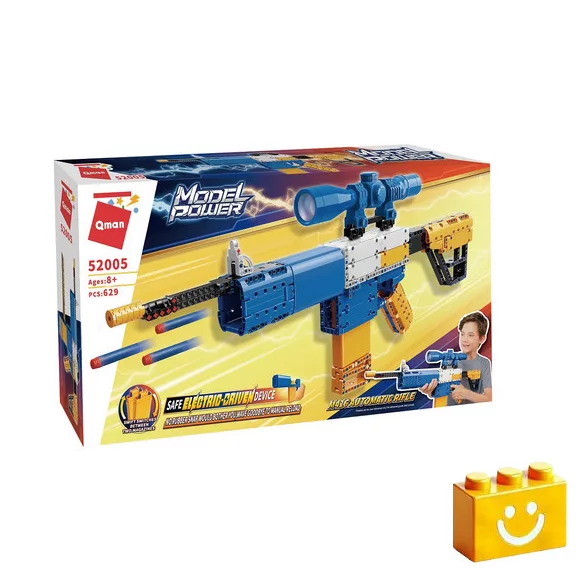 QMAN 52005 - M4 gépkarabély automata játékpuska - 100% technic-kompatibilis építőjáték QMAN 52005 - M4 gépkarabély automata játékpuska - 100% technic-kompatibilis építőjáték