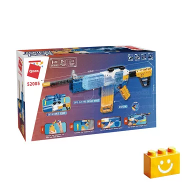  QMAN 52005 - M4 gépkarabély automata játékpuska - 100% technic-kompatibilis építőjáték