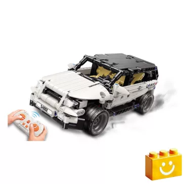   QMAN 54002 - Tech fehér SUV - 100% technic-kompatibilis építőjáték