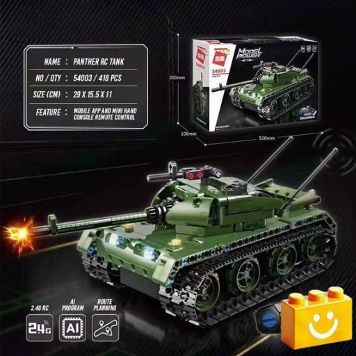 QMAN 54003 - Panther tank - 100% technic-kompatibilis építőjáték