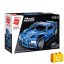 QMAN 54005 - Phantom kék sportautó - 100% technic-kompatibilis építőjáték