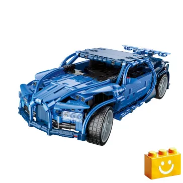   QMAN 54005 - Phantom kék sportautó - 100% technic-kompatibilis építőjáték