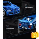 QMAN 54005 - Phantom kék sportautó - 100% technic-kompatibilis építőjáték QMAN 54005 - Phantom kék sportautó - 100% technic-kompatibilis építőjáték