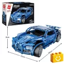 QMAN 54005 - Phantom kék sportautó - 100% technic-kompatibilis építőjáték QMAN 54005 - Phantom kék sportautó - 100% technic-kompatibilis építőjáték