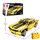 QMAN 54006 - Sárga sportautó - 100% technic-kompatibilis építőjáték QMAN 54006 - Sárga sportautó - 100% technic-kompatibilis építőjáték