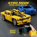 QMAN 54006 - Sárga sportautó - 100% technic-kompatibilis építőjáték QMAN 54006 - Sárga sportautó - 100% technic-kompatibilis építőjáték
