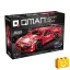 QMAN 54007 - Lightning Flame piros versenyautó - 100% technic-kompatibilis építőjáték