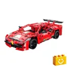 QMAN 54007 - Lightning Flame piros versenyautó - 100% technic-kompatibilis építőjáték QMAN 54007 - Lightning Flame piros versenyautó - 100% technic-kompatibilis építőjáték