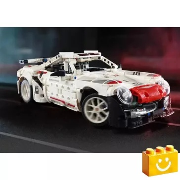   QMAN 54008 - Speedy Shadow fehér sportautó - 100% technic-kompatibilis építőjáték